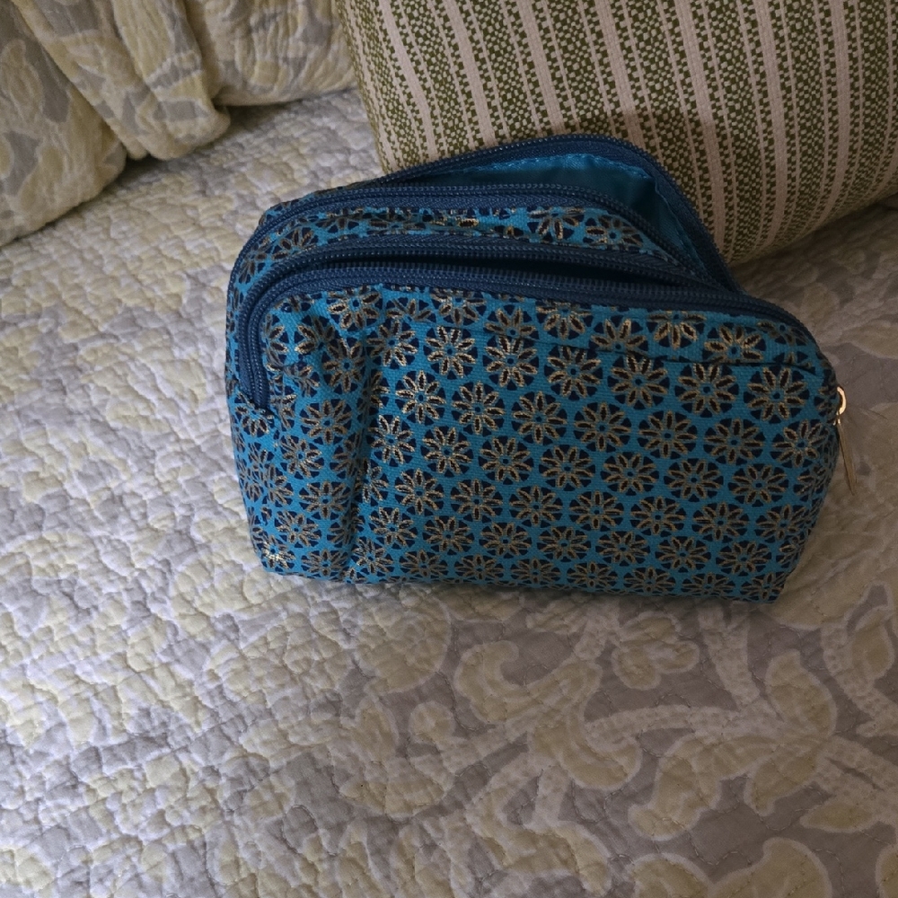 Blue Floral travel Women's Bag